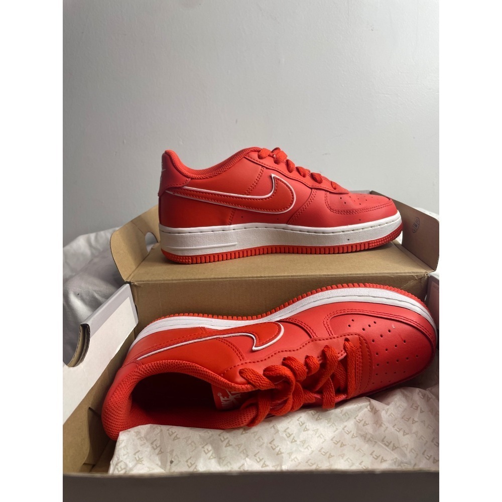 Nike Air Force 1 GS Picante Red White DX5805 600 Youth Size 5Y - Picture 2 of 8